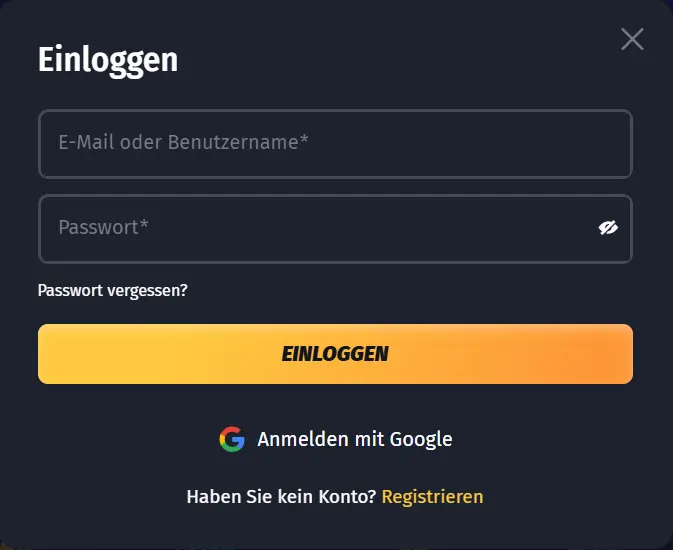 Win Shark Casino login